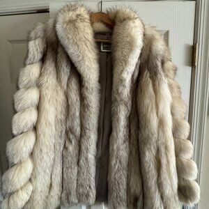 Saga Fox Fur Jacket Size M
